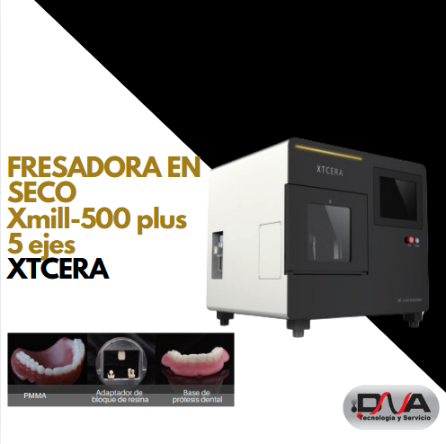 [x500plus] FRESADORA EN SECO Xmill-500 plus 5 ejes  XTCERA 
